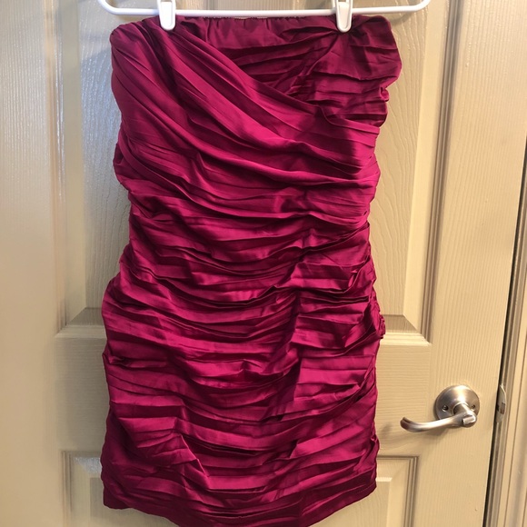 Fun Raspberry colored party dress from express - Picture 1 of 1